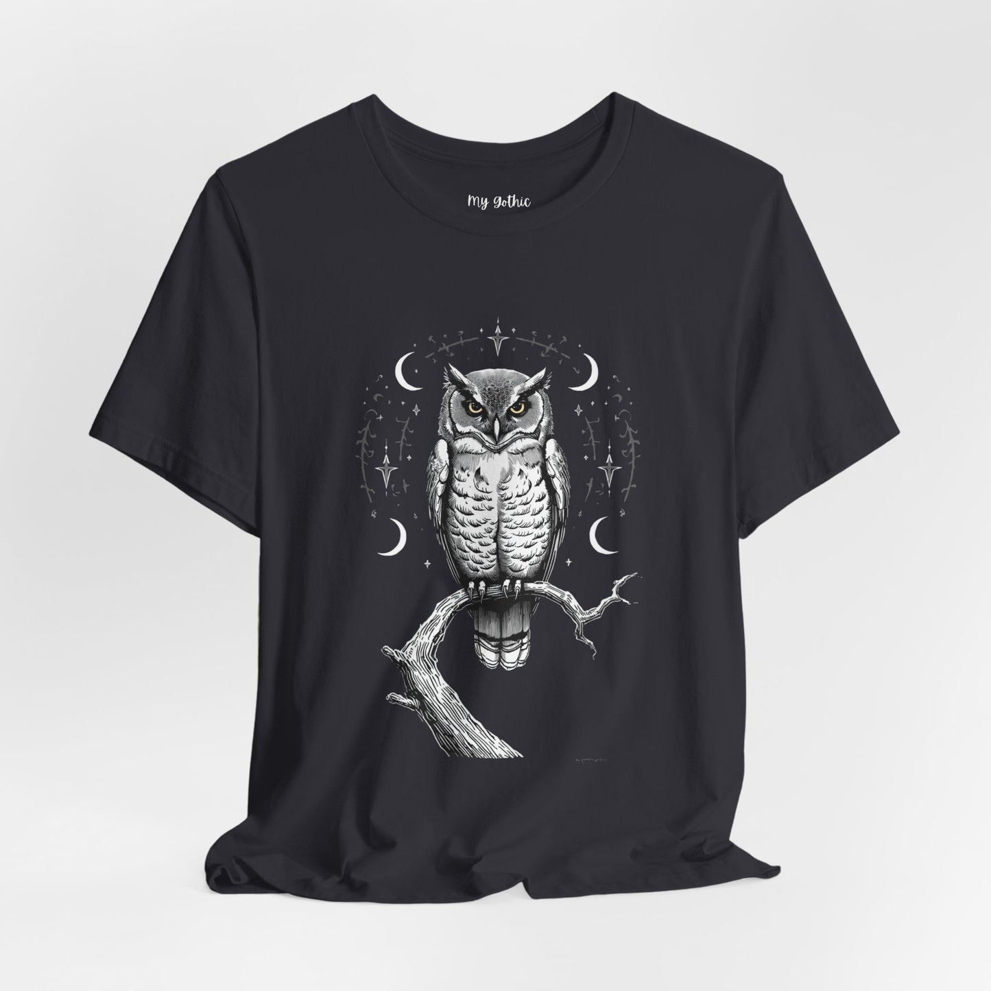 Gothic Watcher Owl - Graphic Tee