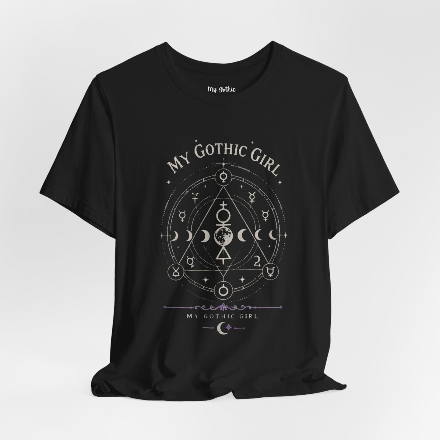 My Gothic Girl "The Alchemist" Gothic Design Short Sleeve T Shirt