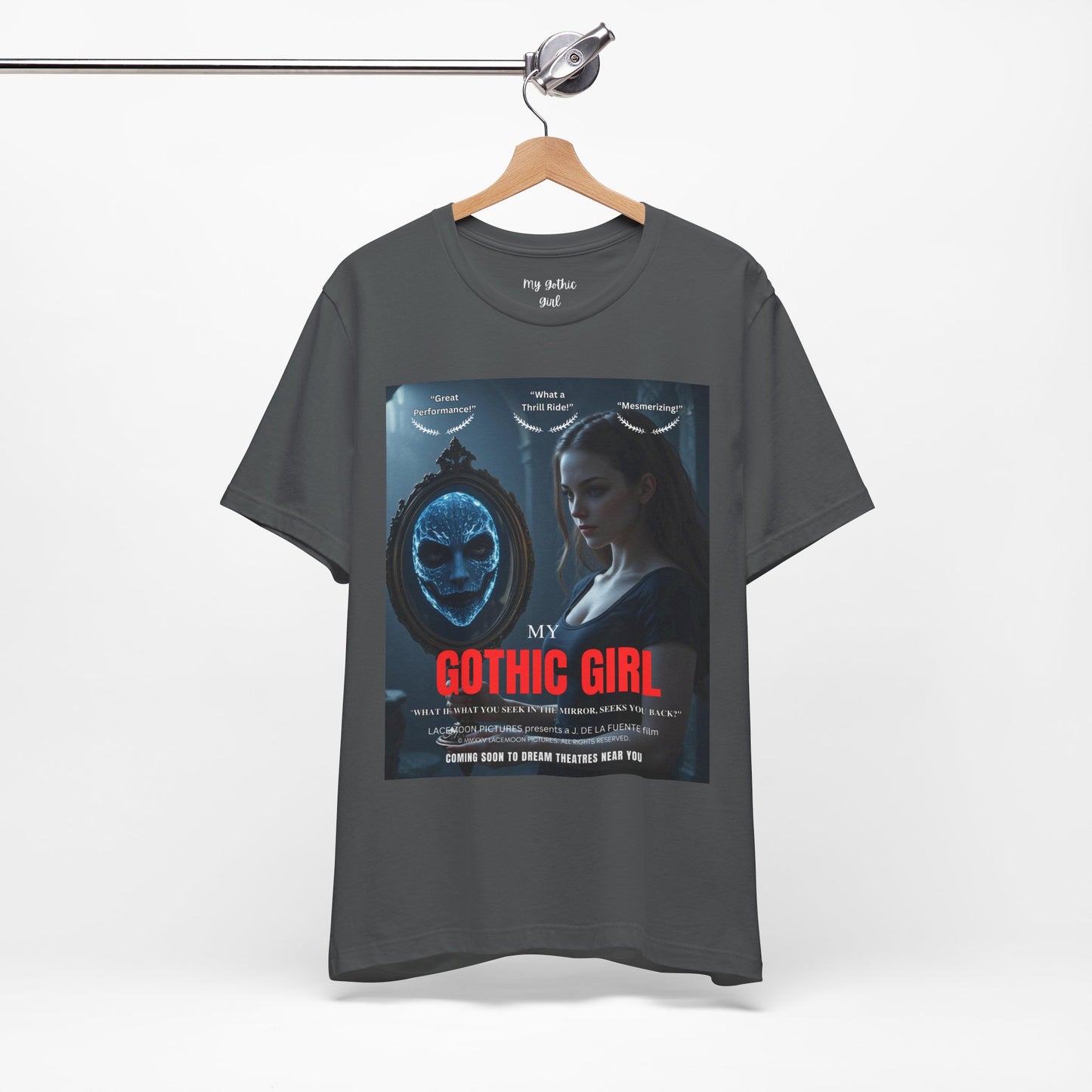 My Gothic Girl "Movie Poster" Graphic Tee – Gothic Streetwear, Whimsy Goth, Dark Poetry Alt Fashion