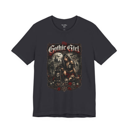 My Gothic Girl - Skater Girl Short Sleeve T Shirt