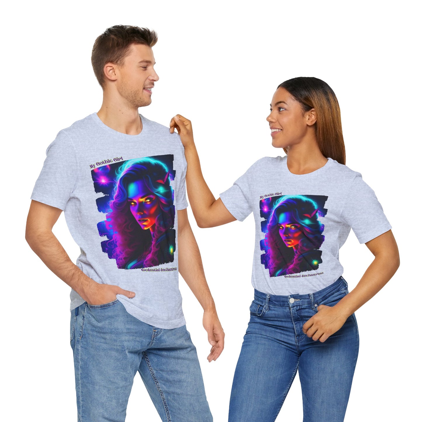 Celestial Enchantress Poetic Goth Graphic Tee – My Gothic Girl