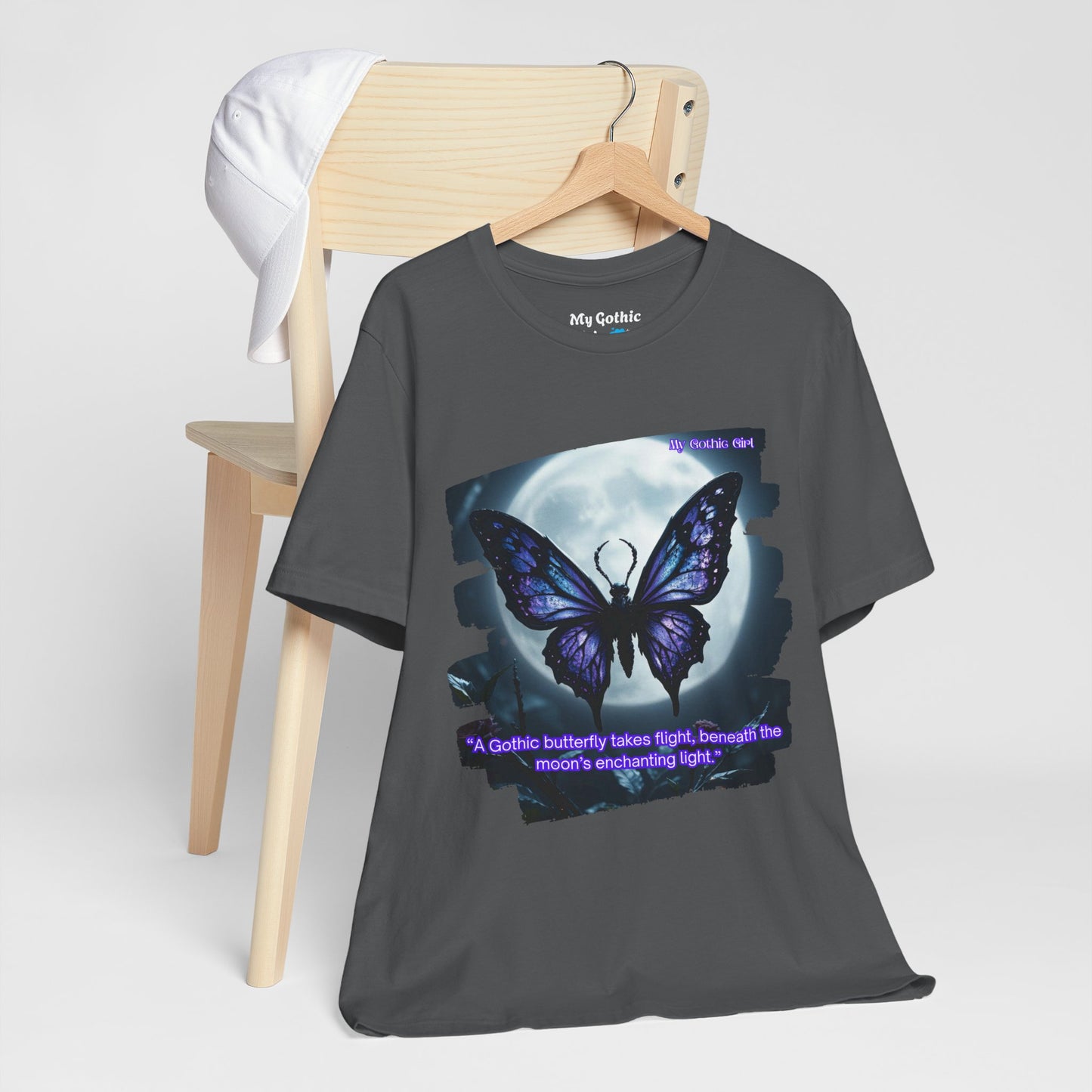 My Gothic Girl Graphic Tee – Whimsy Goth Streetwear, Dark Poetry Fashion, Alt Aesthetic Apparel