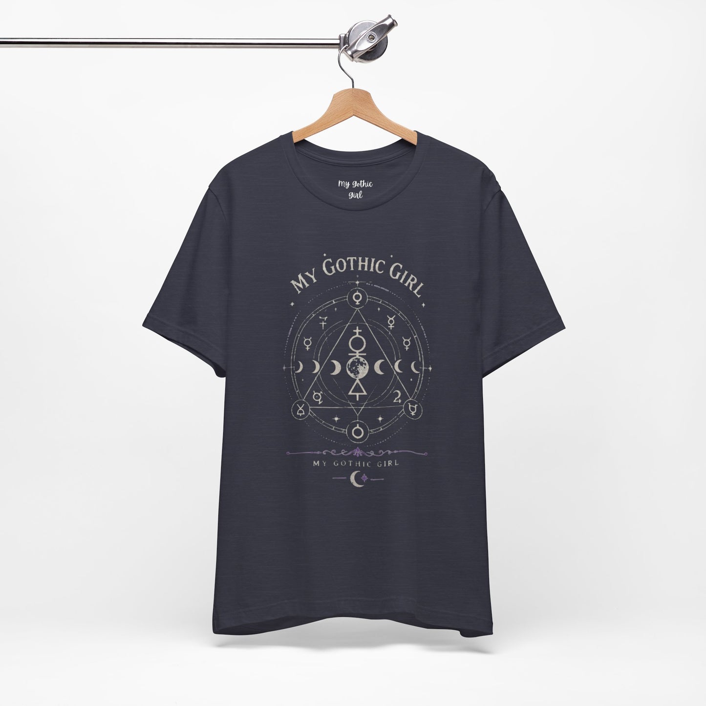 My Gothic Girl "The Alchemist" Gothic Design Short Sleeve T Shirt
