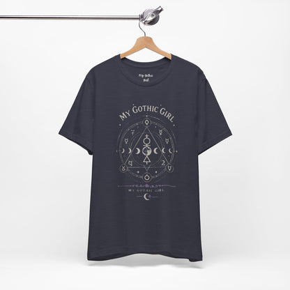 My Gothic Girl "The Alchemist" Gothic Design Short Sleeve T Shirt