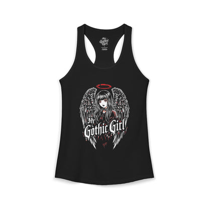 My Gothic Girl Fallen Angel — Women's Racerback Tank Top