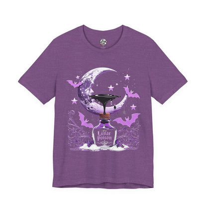 “Lunar Poison” — Celestial Alchemy Gothic Graphic T-Shirt – Alt Aesthetic Poetic Goth Street-wear