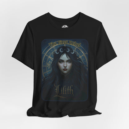 The First Rebel -"Lilith" Graphic T-Shirt – Alt Aesthetic Poetic Goth Street-wear