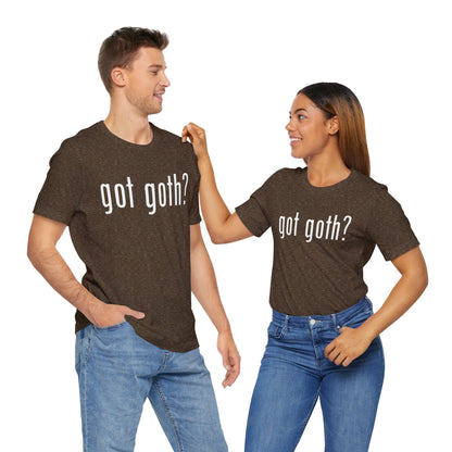 Gothic T-Shirts for Women & Men "got goth?" Dark Aesthetic & Alternative Tees – My Gothic Girl