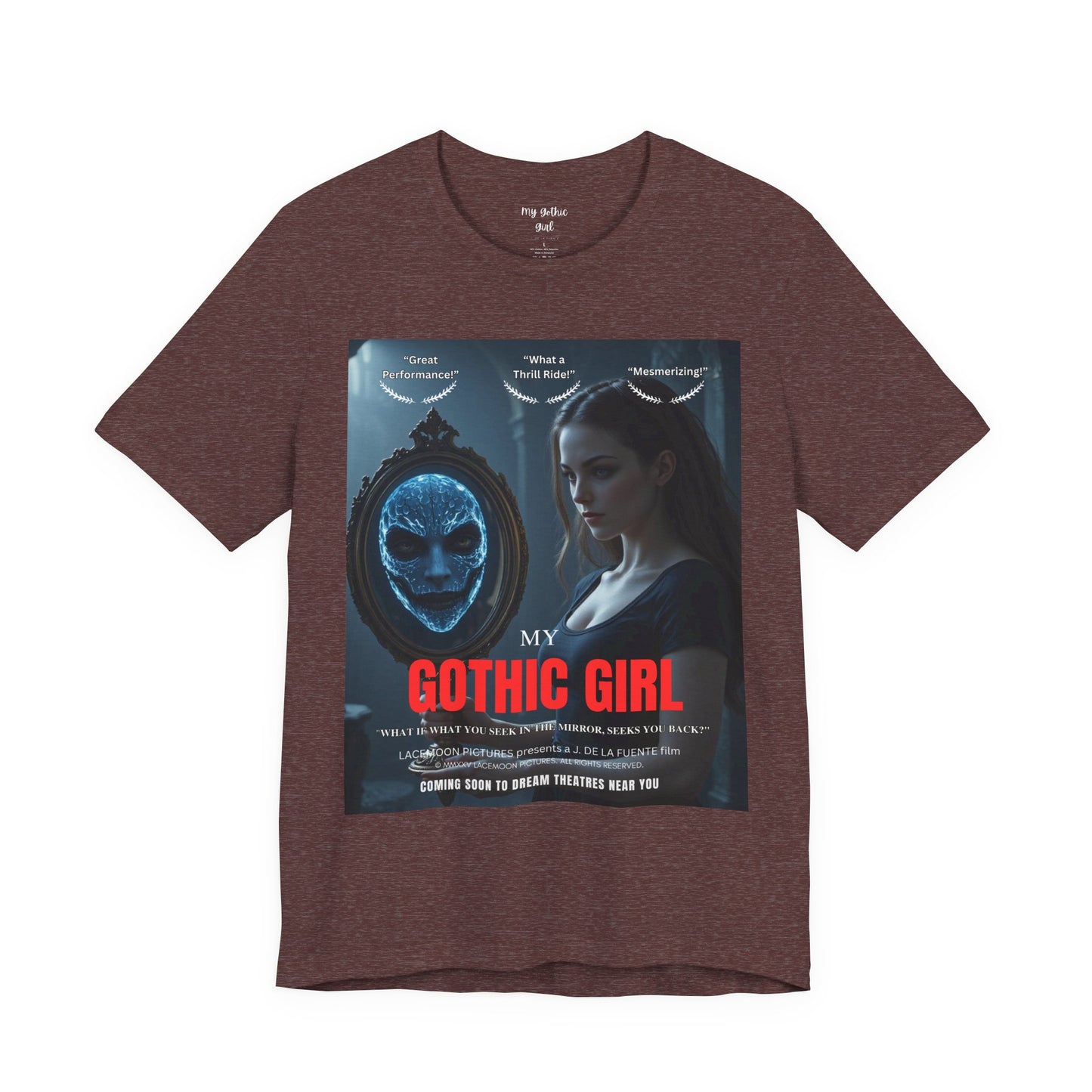 My Gothic Girl "Movie Poster" Graphic Tee – Gothic Streetwear, Whimsy Goth, Dark Poetry Alt Fashion
