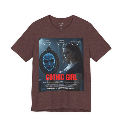 My Gothic Girl "Movie Poster" Graphic Tee – Gothic Streetwear, Whimsy Goth, Dark Poetry Alt Fashion