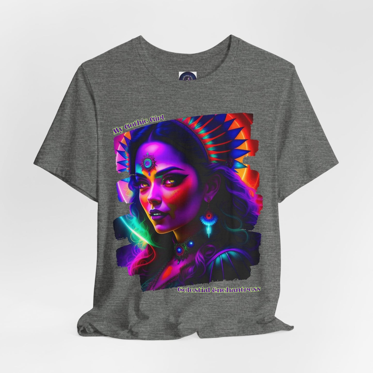 Celestial Enchantress Poetic Goth Graphic Tee – My Gothic Girl