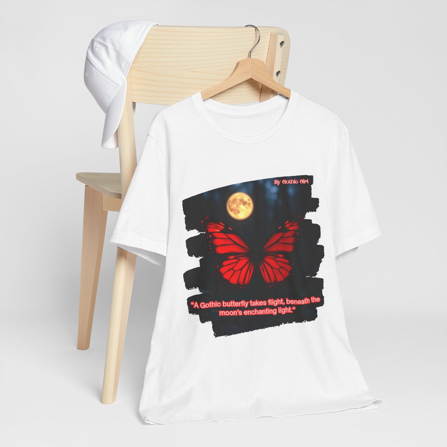 My Gothic Girl Graphic Tee – Whimsy Goth Streetwear, Dark Poetry Fashion, Alt Aesthetic Apparel