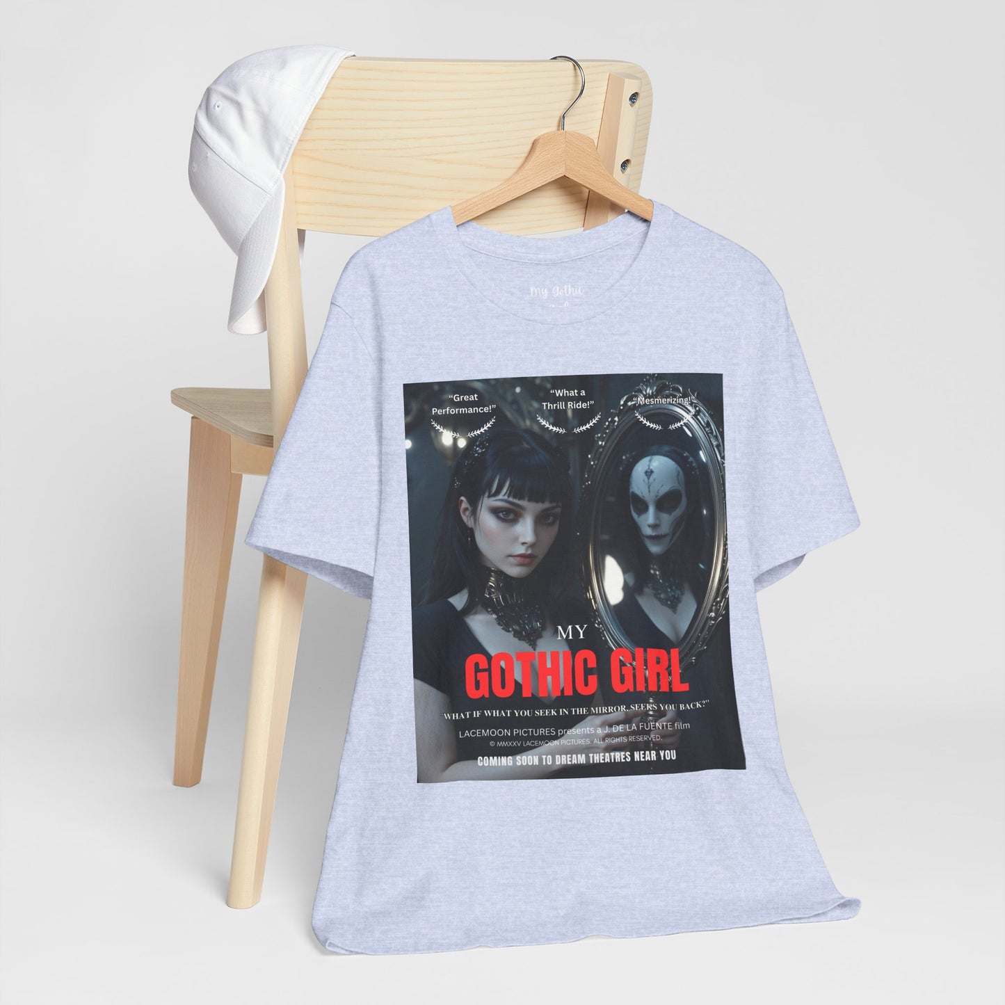 My Gothic Girl Graphic Tee – Whimsy Goth Streetwear, Dark Poetry Fashion, Alt Aesthetic Apparel