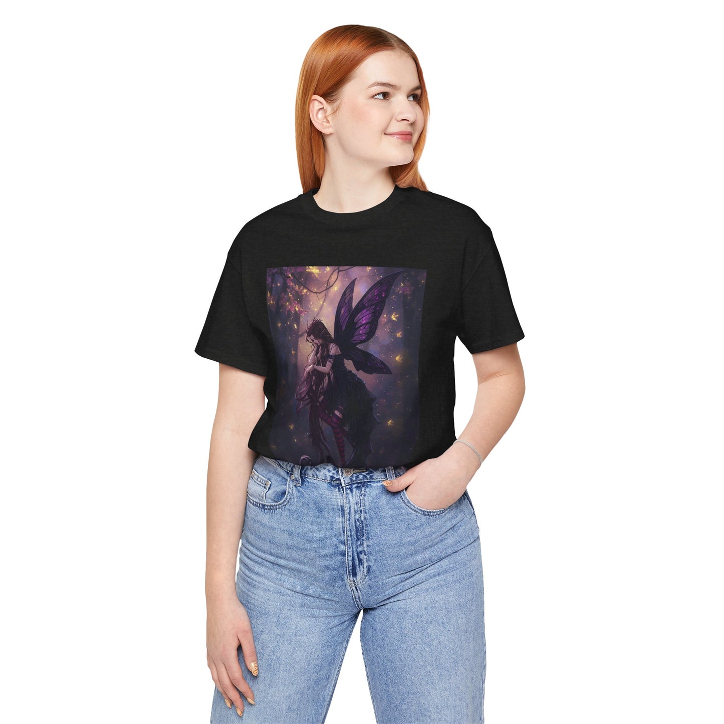My Gothic Girl "Gothic Fairy" Graphic T-Shirt Unisex Gothic Dark Fashion Casual Wear