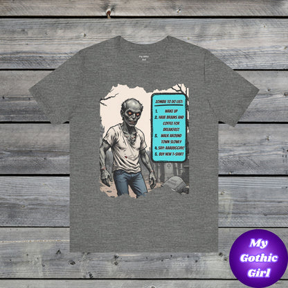 My Gothic Girl "Zombie: To Do List"  – Whimsy Goth Streetwear, Dark Poetry Fashion, Alt Aesthetic Apparel