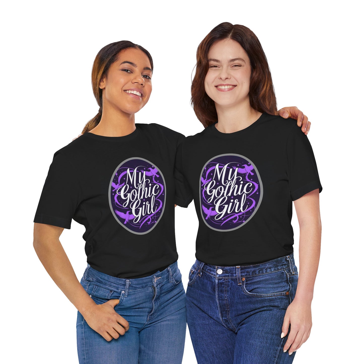 My Gothic Girl Poetic Goth Graphic Tee – Dark Alt Aesthetic Streetwear Fashion