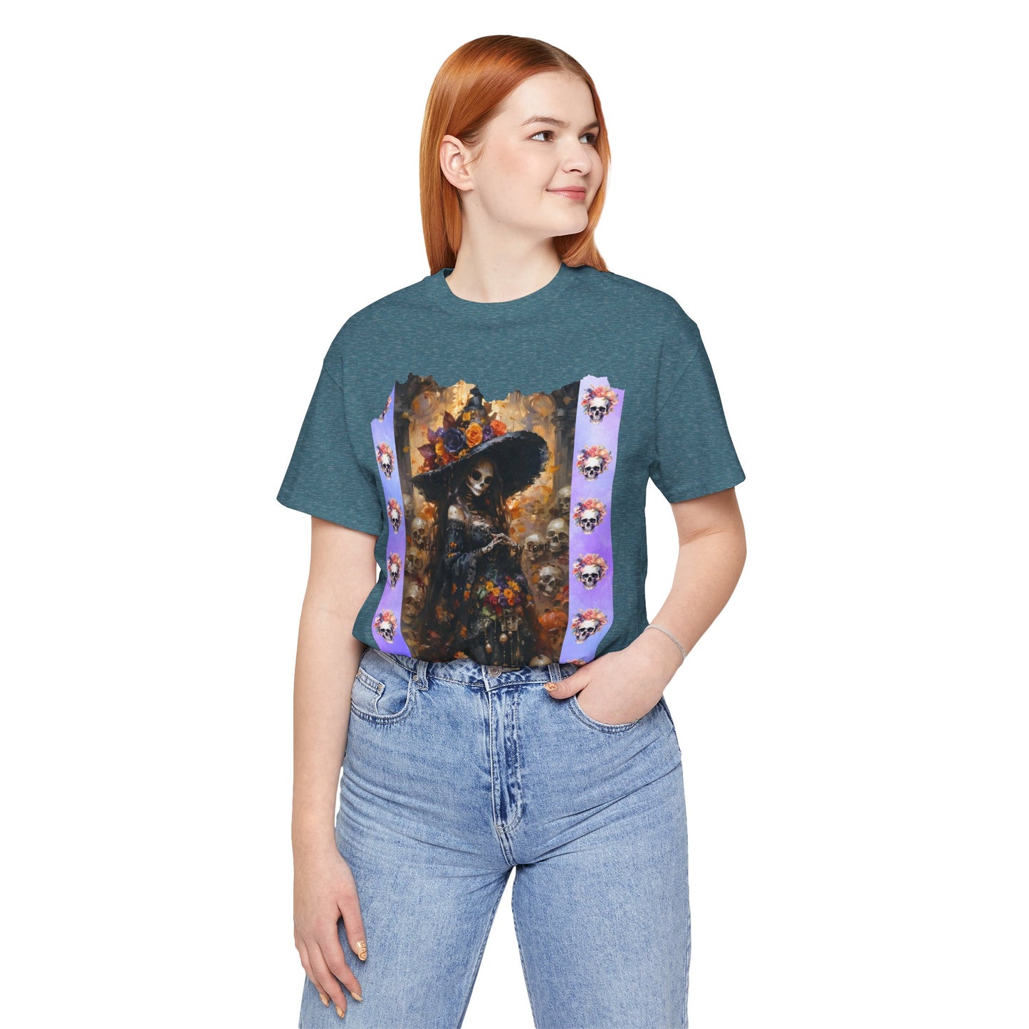 My Gothic Girl Dia De Los Muertos Graphic Tee – Gothic Streetwear, Whimsy Goth, Dark Poetry Alt Fashion
