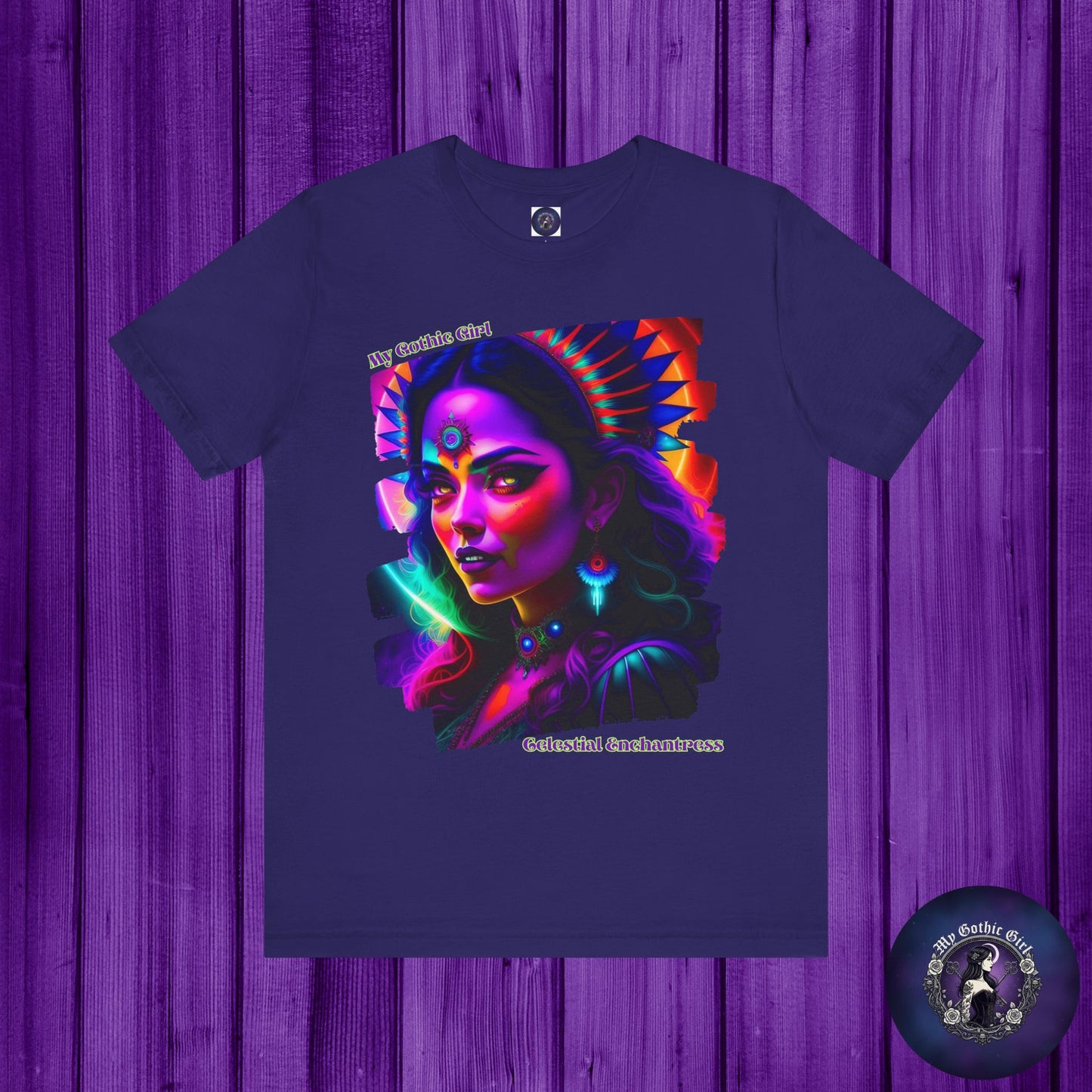 Celestial Enchantress Poetic Goth Graphic Tee – My Gothic Girl
