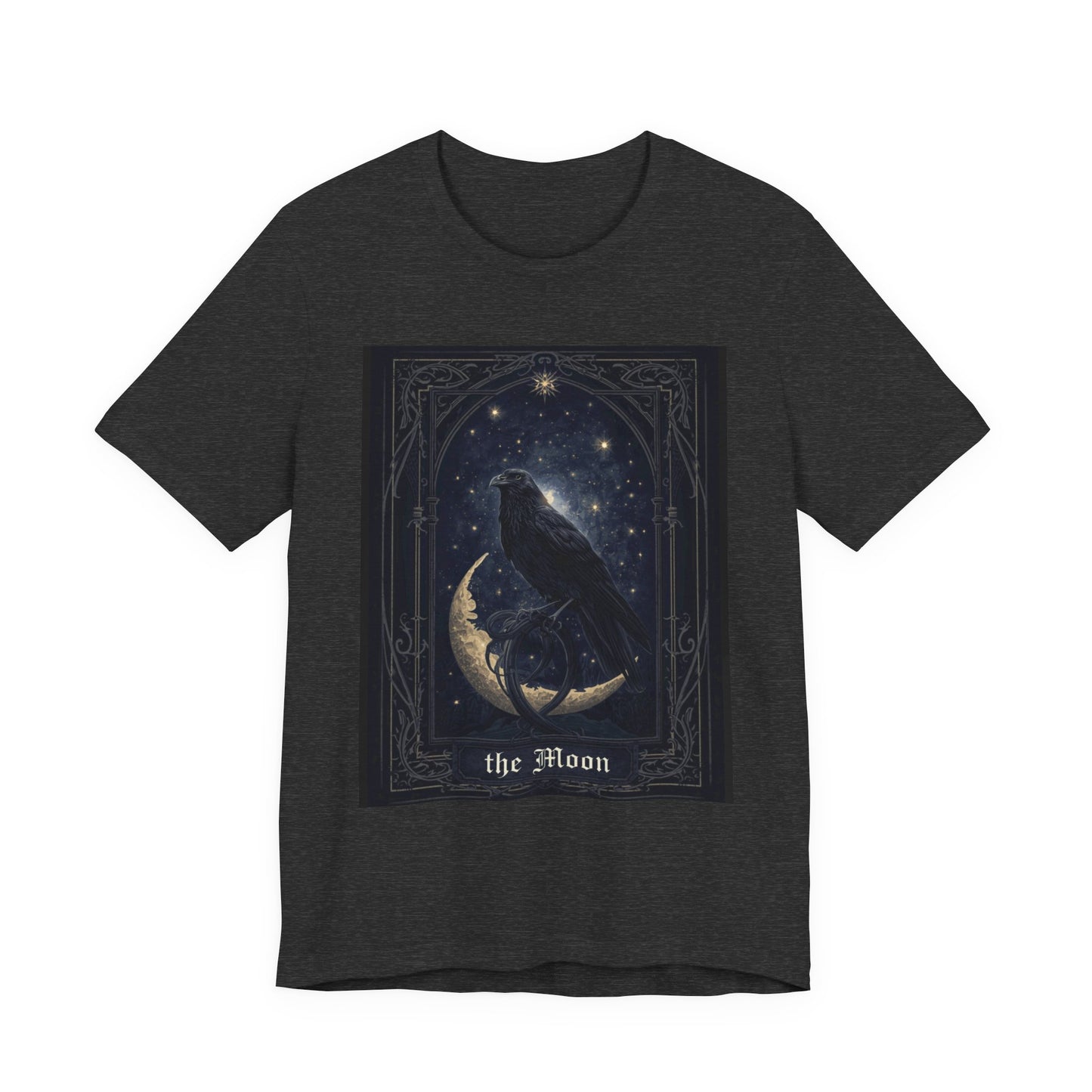 My Gothic Girl "Raven Moon" Graphic T-Shirt Unisex Gothic Dark Fashion Casual Wear