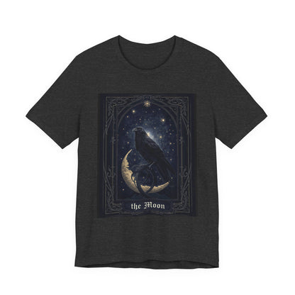 My Gothic Girl "Raven Moon" Graphic T-Shirt Unisex Gothic Dark Fashion Casual Wear