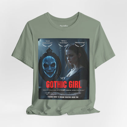 My Gothic Girl "Movie Poster" Graphic Tee – Gothic Streetwear, Whimsy Goth, Dark Poetry Alt Fashion