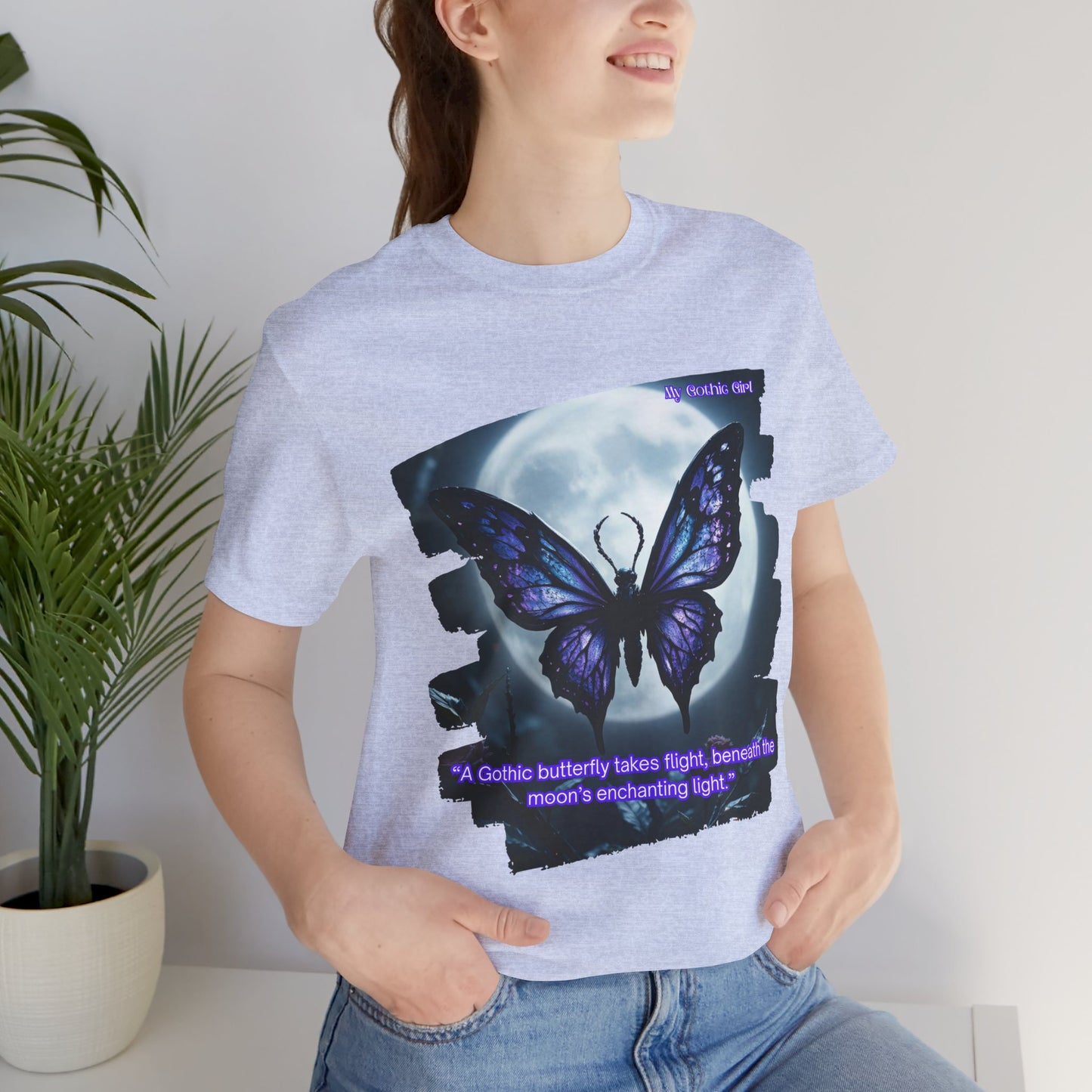 My Gothic Girl Graphic Tee – Whimsy Goth Streetwear, Dark Poetry Fashion, Alt Aesthetic Apparel