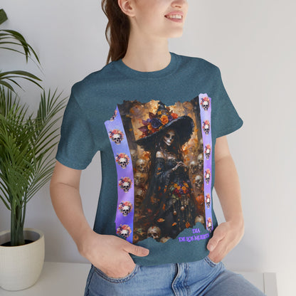 My Gothic Girl Dia De Los Muertos Graphic Tee – Gothic Streetwear, Whimsy Goth, Dark Poetry Alt Fashion