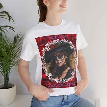 My Gothic Girl Dia De Los Muertos Graphic Tee – Gothic Streetwear, Whimsy Goth, Dark Poetry Alt Fashion