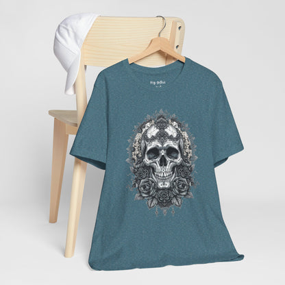 Gothic Skull Elegance T-Shirt