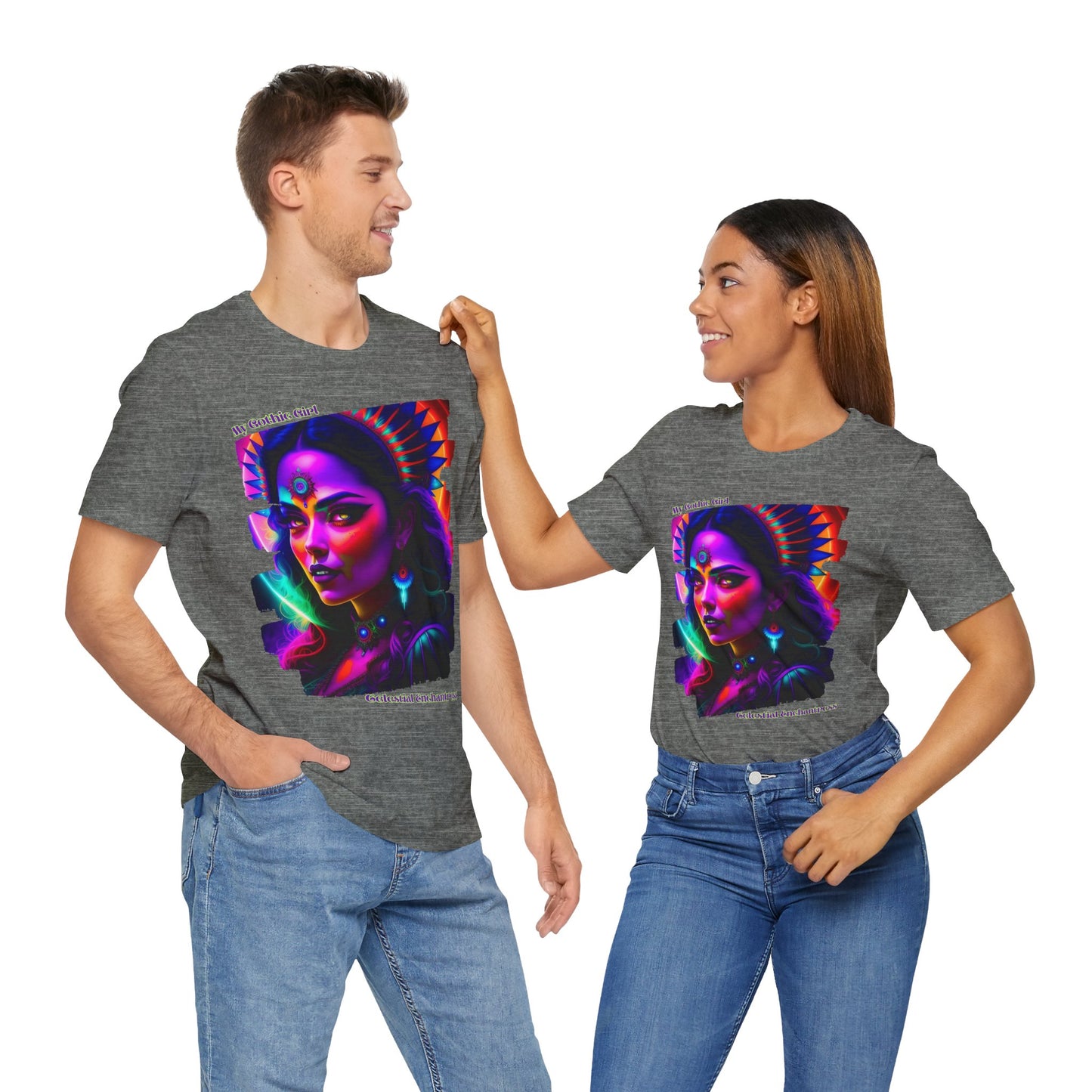 Celestial Enchantress Poetic Goth Graphic Tee – My Gothic Girl