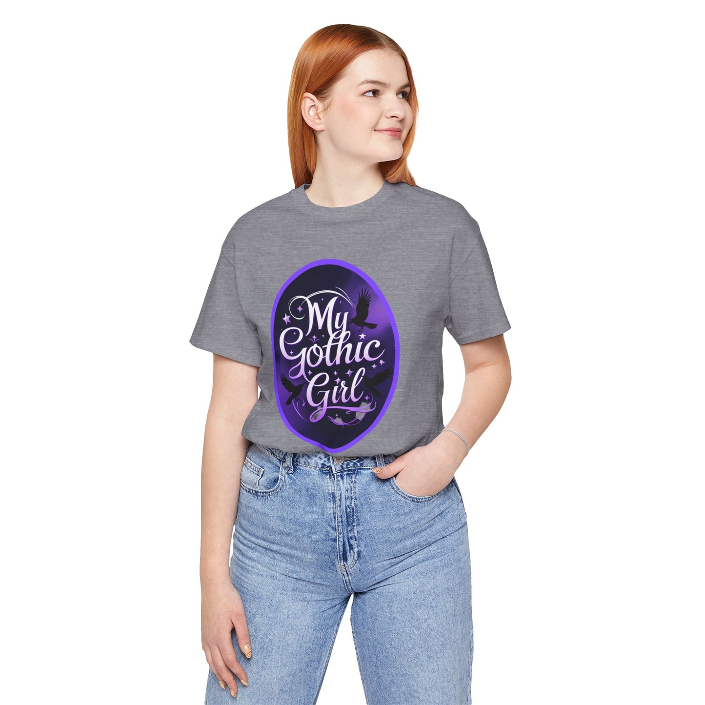 My Gothic Girl Poetic Goth Graphic Tee – Dark Alt Aesthetic Streetwear Fashion