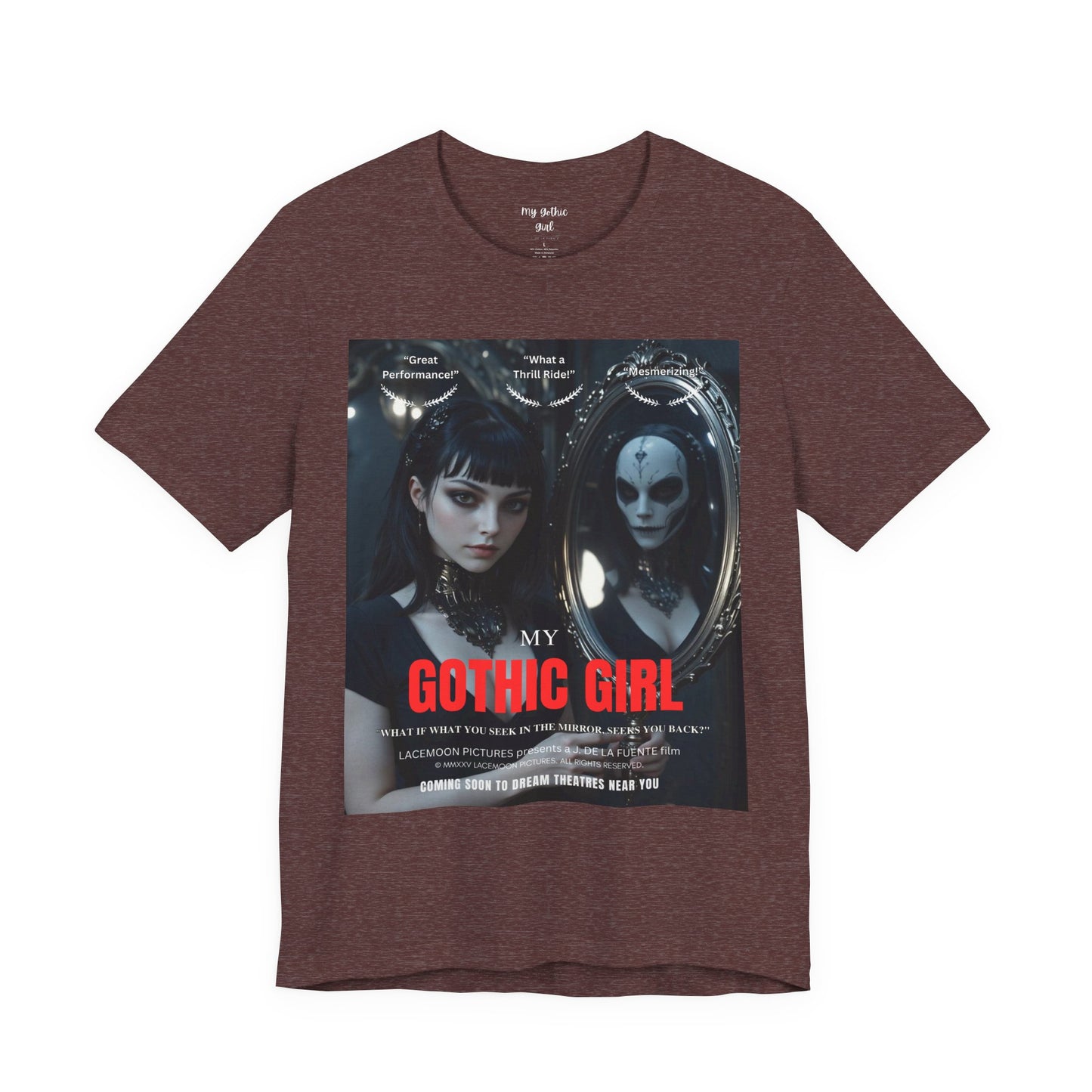 My Gothic Girl Graphic Tee – Whimsy Goth Streetwear, Dark Poetry Fashion, Alt Aesthetic Apparel
