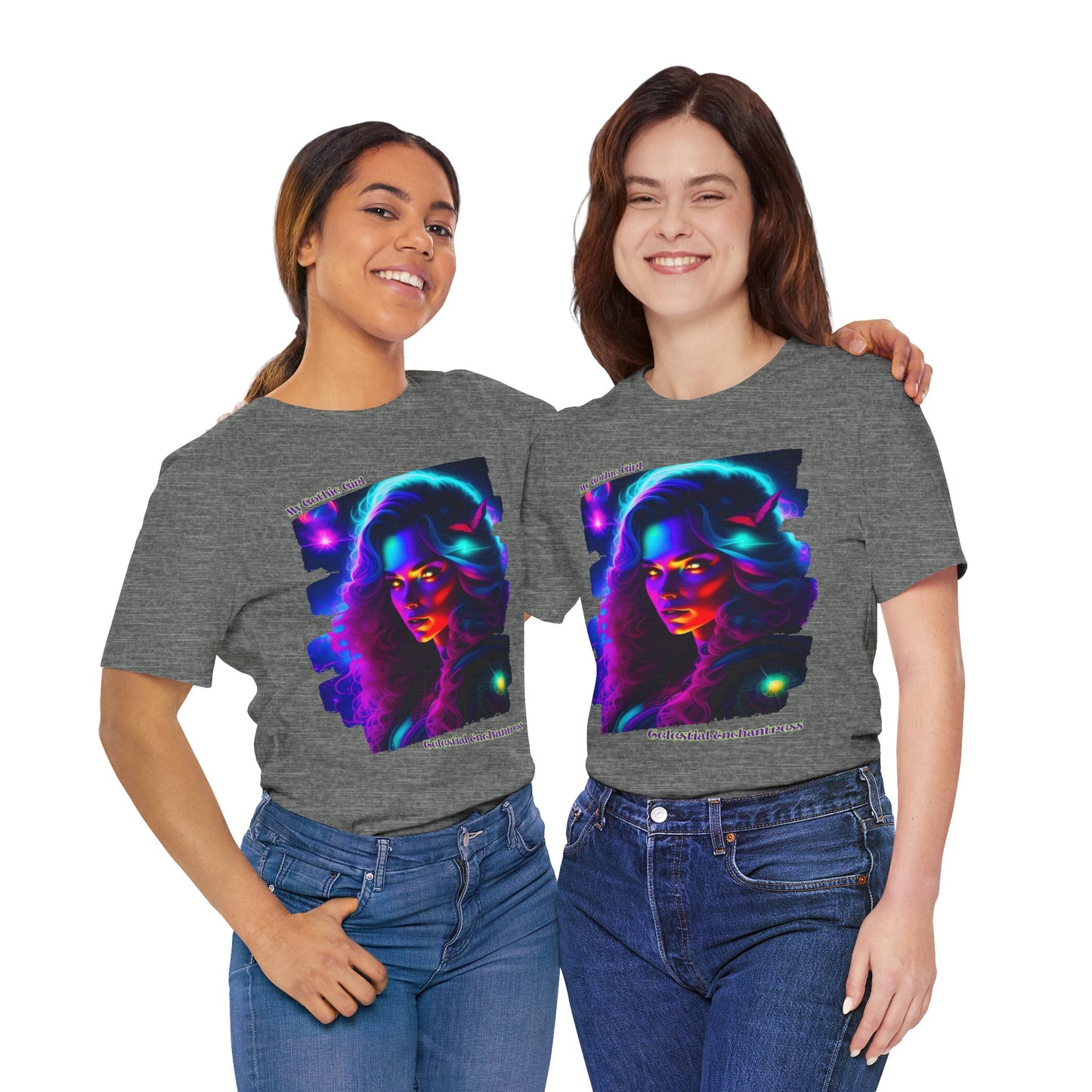 Celestial Enchantress Poetic Goth Graphic Tee – My Gothic Girl