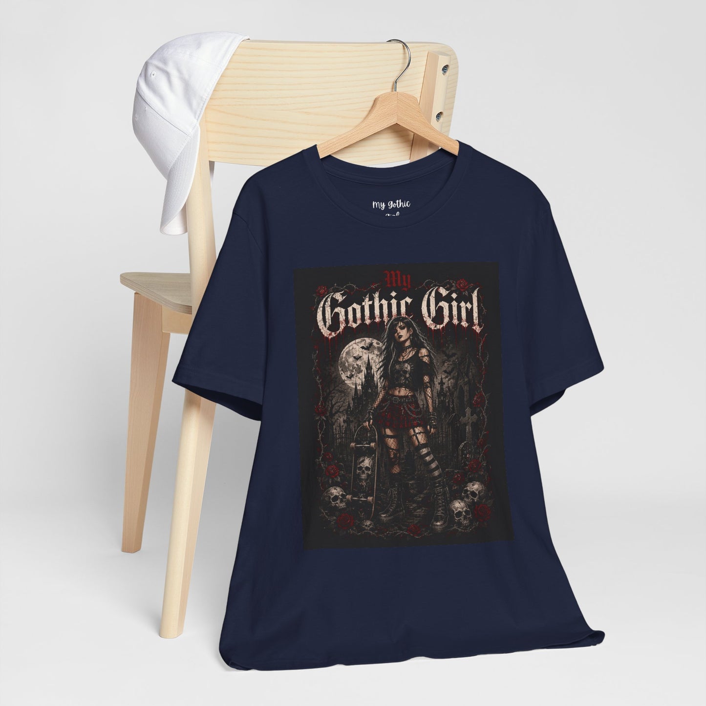 My Gothic Girl - Skater Girl Short Sleeve T Shirt