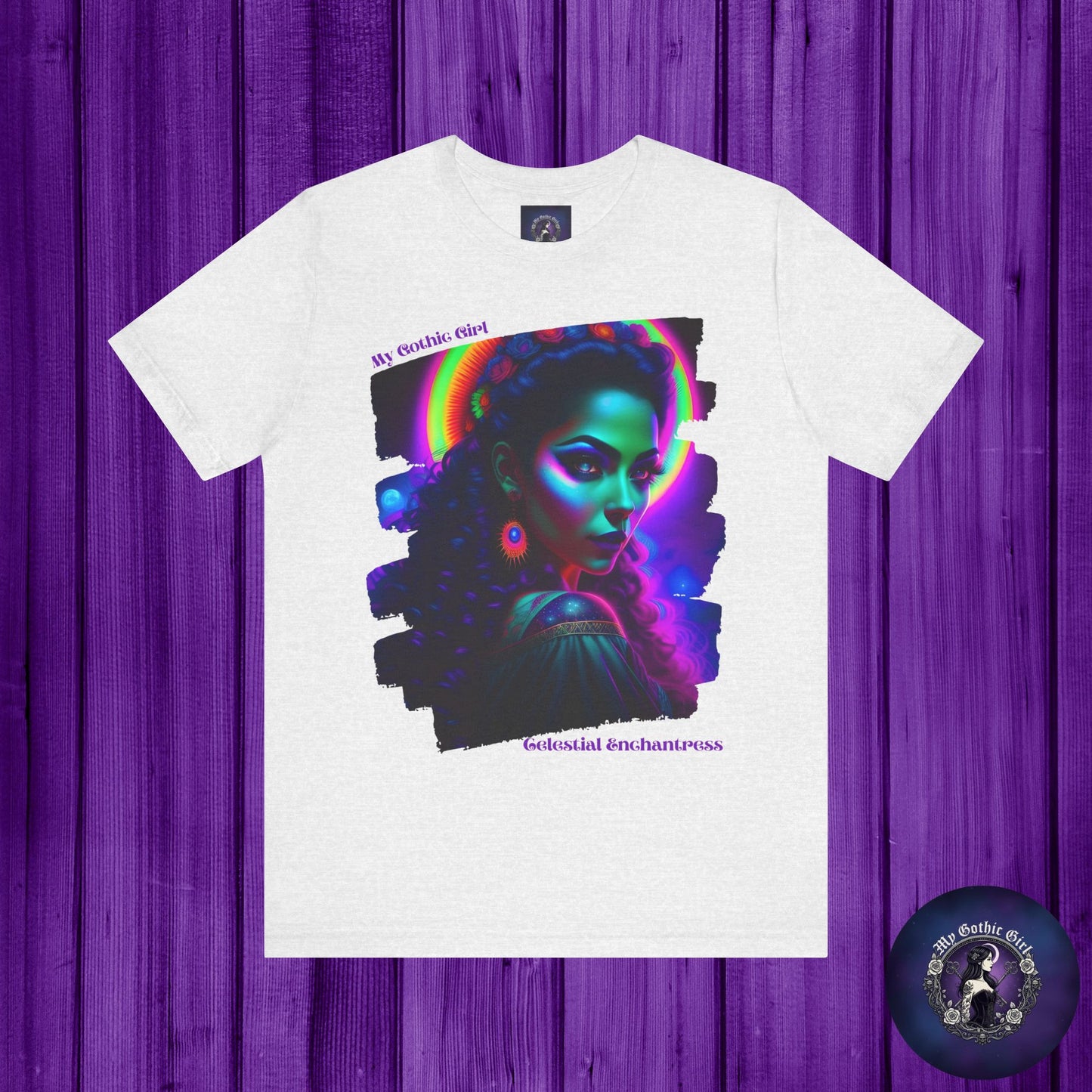Celestial Enchantress Poetic Goth Graphic Tee – My Gothic Girl