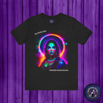 Celestial Enchantress Poetic Goth Graphic Tee – My Gothic Girl