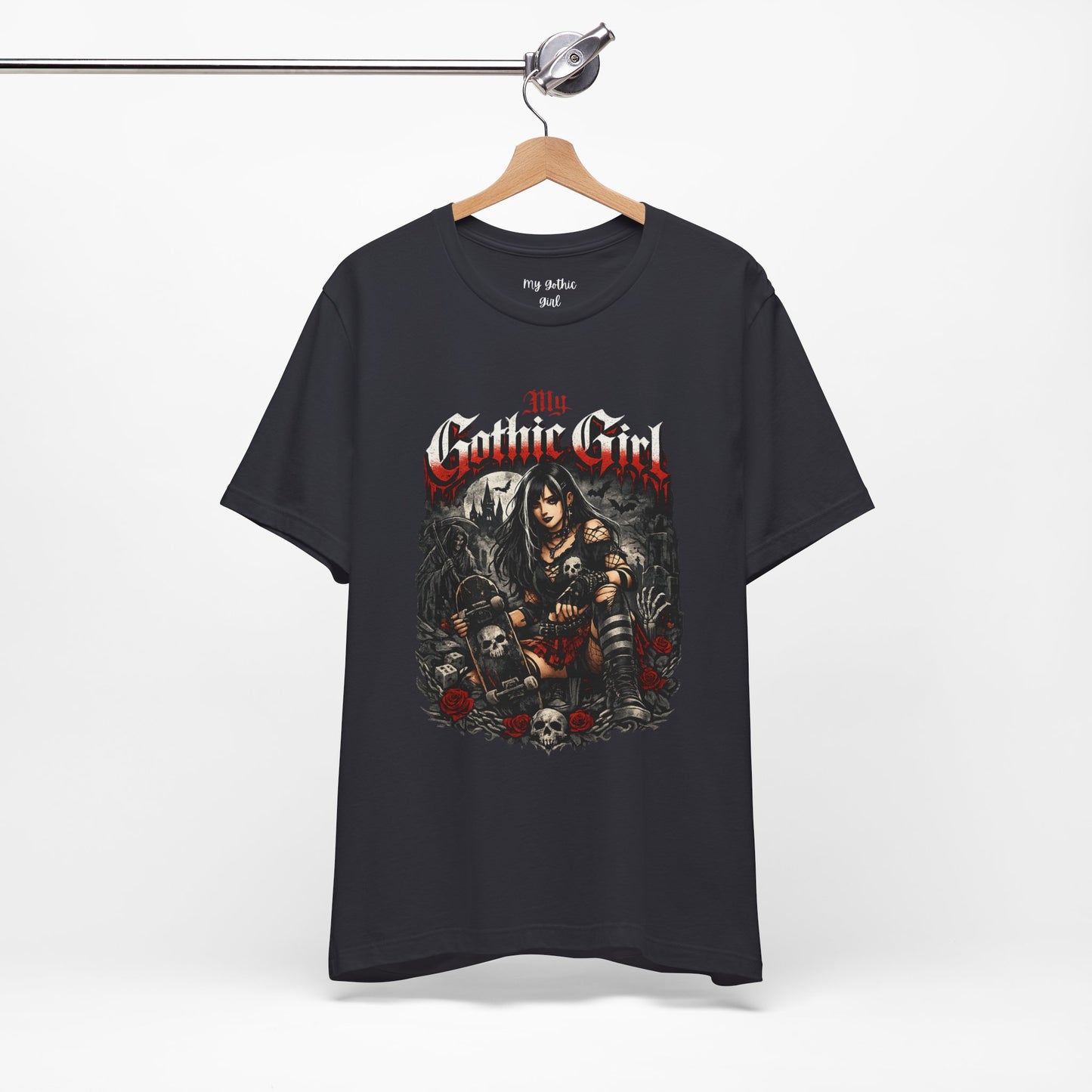 My Gothic Girl - Skater Girl Short Sleeve T Shirt