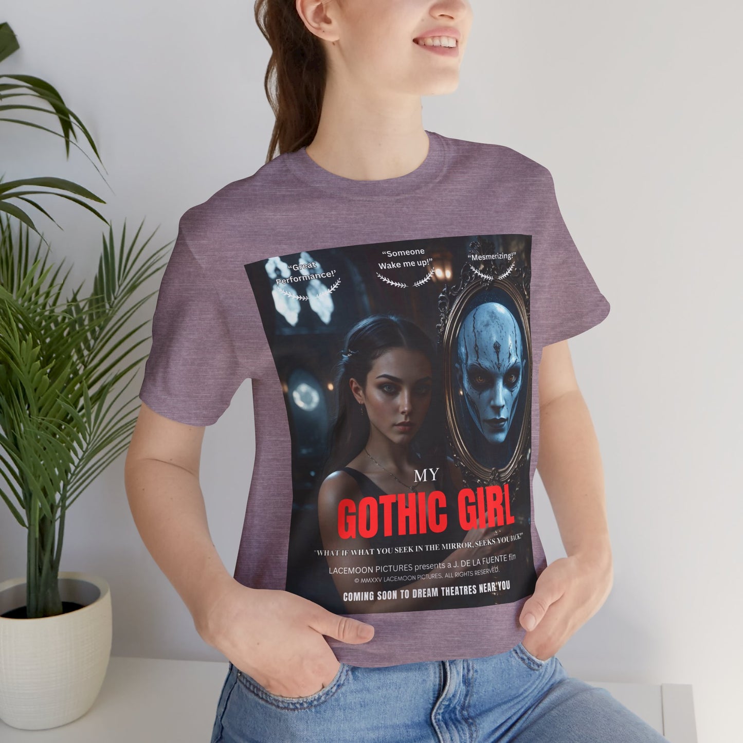 My Gothic Girl T-Shirt "Movie Poster" – Whimsy Goth Streetwear, Dark Poetry Fashion, Alt Aesthetic Apparel