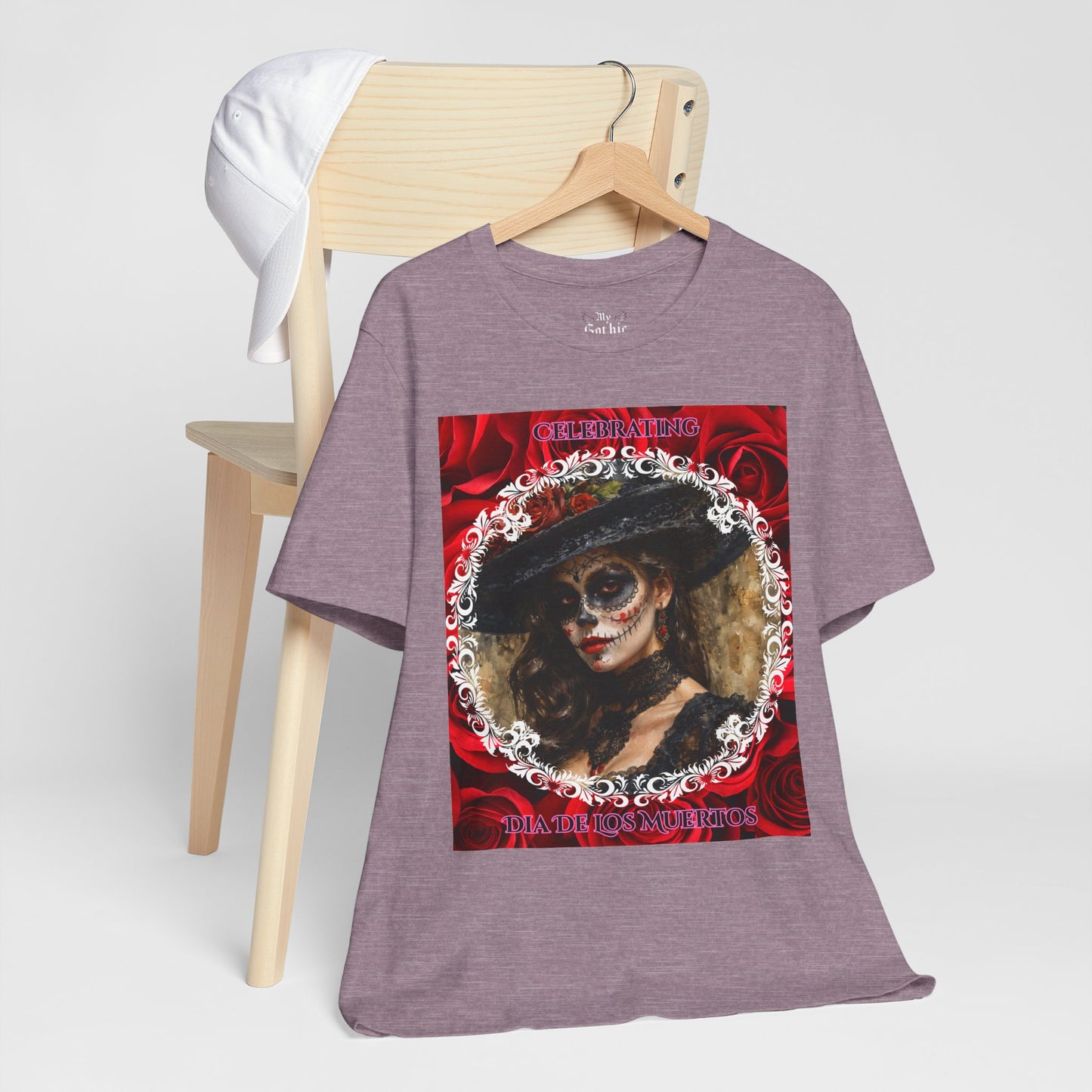 My Gothic Girl Dia De Los Muertos Graphic Tee – Gothic Streetwear, Whimsy Goth, Dark Poetry Alt Fashion