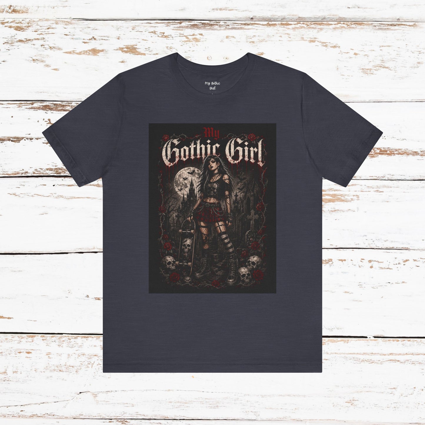 My Gothic Girl - Skater Girl Short Sleeve T Shirt