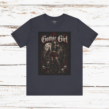 My Gothic Girl - Skater Girl Short Sleeve T Shirt