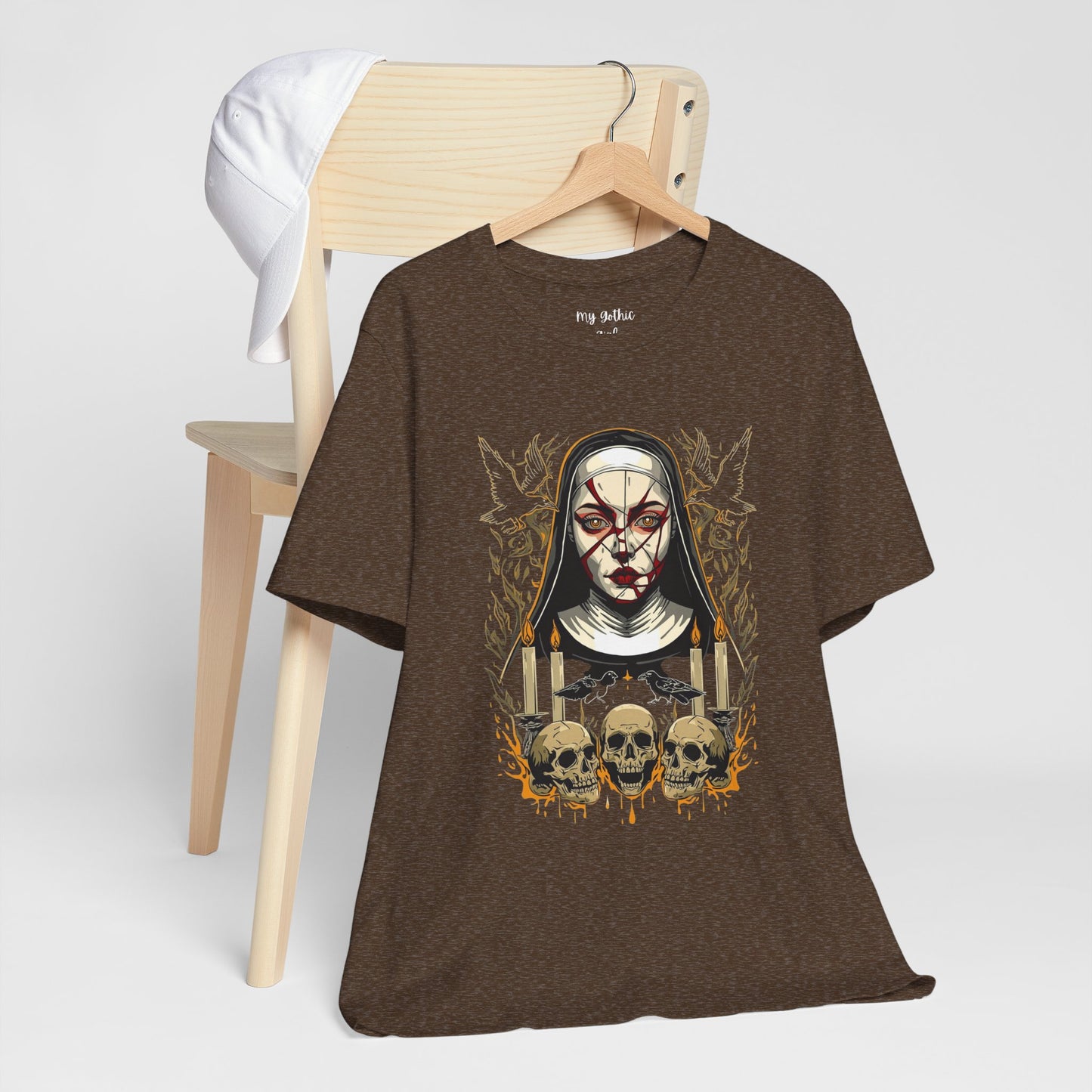 Nocturne Nun Gothic Pop Art T-Shirt