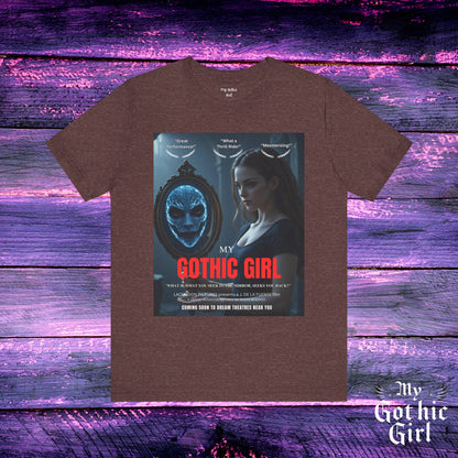 My Gothic Girl "Movie Poster" Graphic Tee – Gothic Streetwear, Whimsy Goth, Dark Poetry Alt Fashion