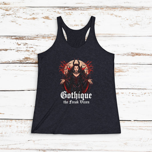 Gothique the Freak Vixen Racerback Tank — Gothic Vixen