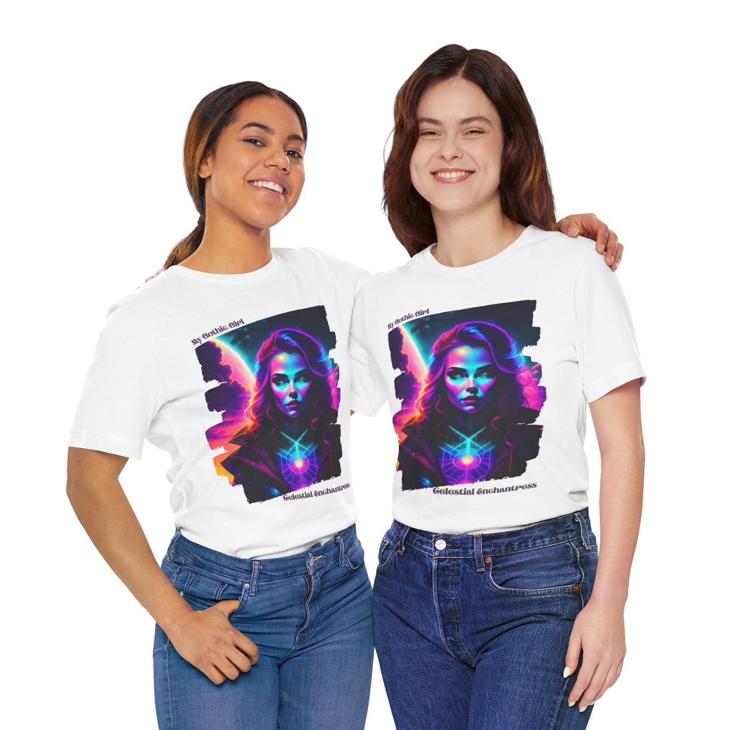 Celestial Enchantress Poetic Goth Graphic Tee – My Gothic Girl