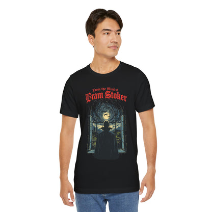 "From The Mind Of Bram Stoker" Gothic Literary Horror T-Shirt