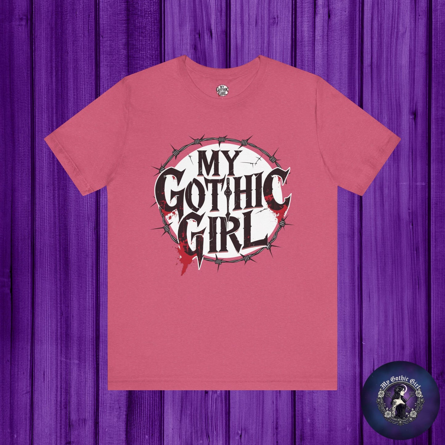 My Gothic Girl Graphic Poetic Goth Graphic Tee – My Gothic Girl