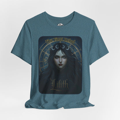 The First Rebel -"Lilith" Graphic T-Shirt – Alt Aesthetic Poetic Goth Street-wear