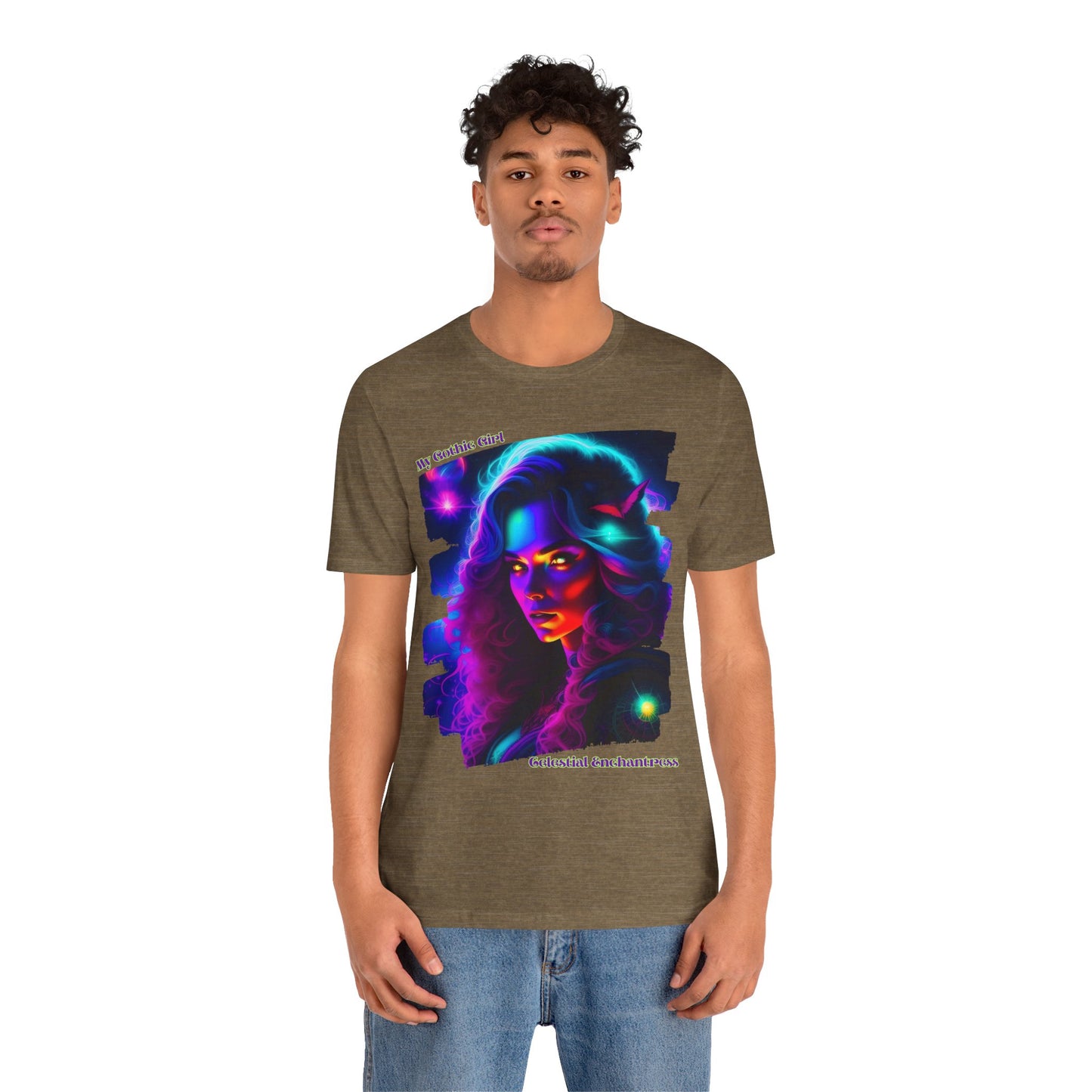 Celestial Enchantress Poetic Goth Graphic Tee – My Gothic Girl
