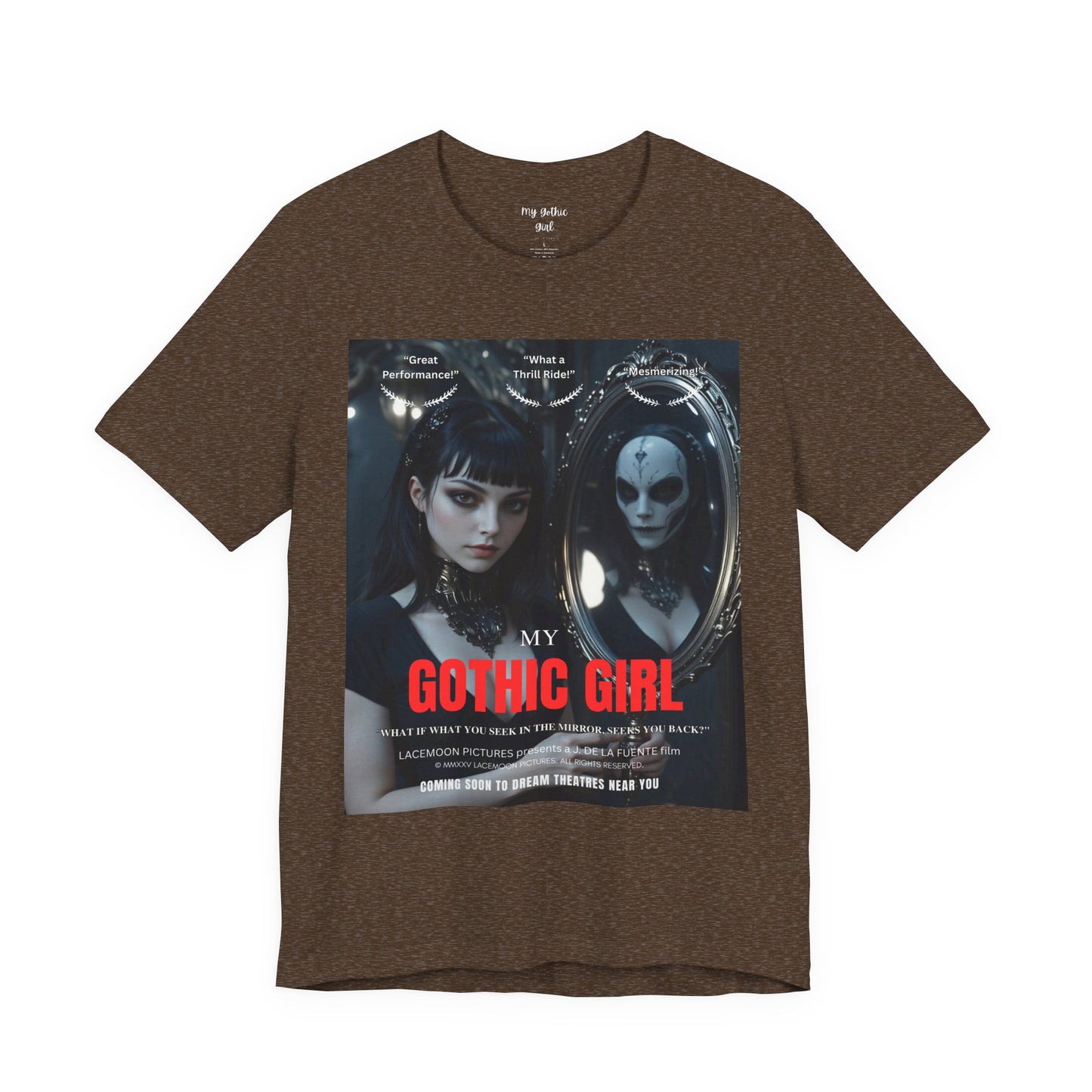 My Gothic Girl Graphic Tee – Whimsy Goth Streetwear, Dark Poetry Fashion, Alt Aesthetic Apparel
